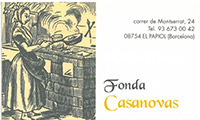 fonda casanoves mitja del castell